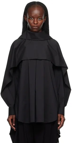 Черная рубашка с гербом ISSEY MIYAKE
