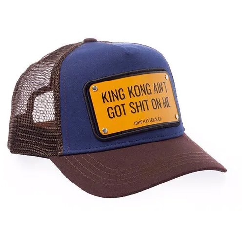 Бейсболка John Hatter & Co 1025 KING KONG CAP коричневый+синий UNI