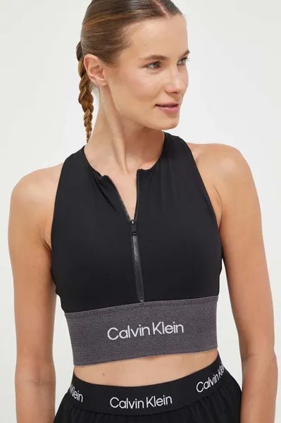 Спортивный бюстгальтер Calvin Klein Performance, черный