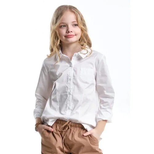 Школьная блуза Mini Maxi, размер 128, белый