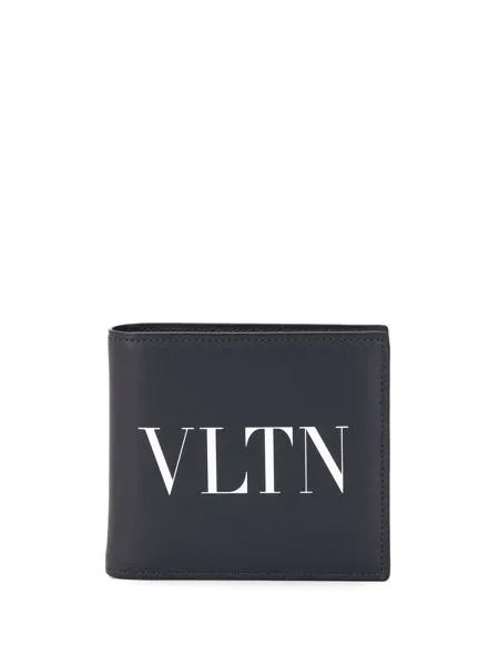 Valentino Garavani кошелек в два сложения с логотипо VLTN