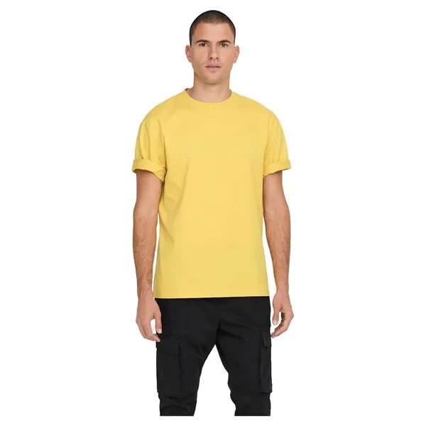 Футболка Only & Sons T-Shirt Fred, желтый