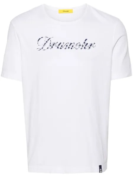 Drumohr футболка с логотипом, белый
