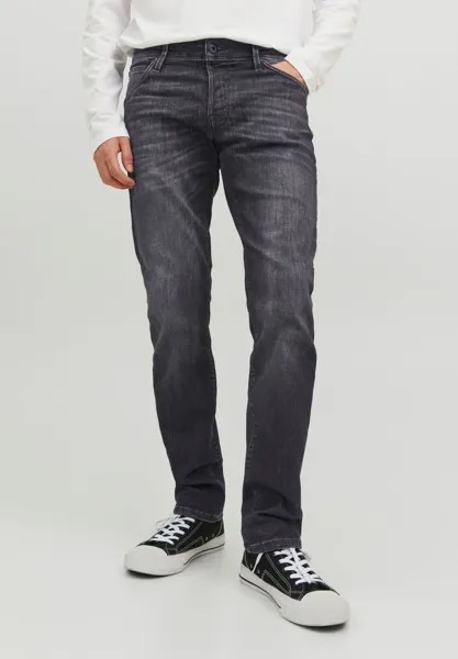 Джинсы приталенного кроя JJIGLENN JJFOX NOOS Jack & Jones, синий деним