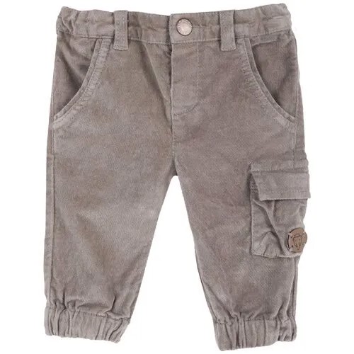 Брюки и джинсы Chicco Брюки Chicco с накладным карманом, размер 080, цвет светло-коричневый