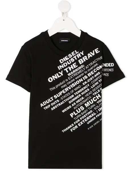 Diesel Kids футболка с логотипом