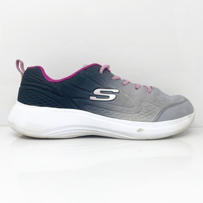 Skechers Girls Selectors Swirl Prism 302475L Серые кроссовки для бега, размер 6