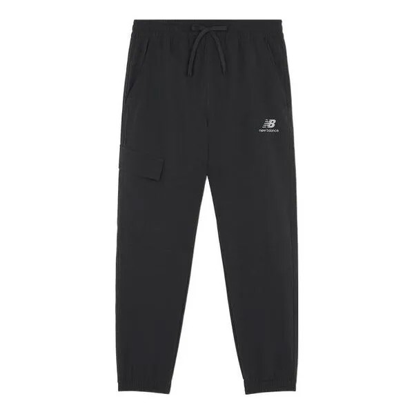 Штаны спортивные флисовые штаны для бега New Balance, черный