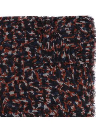 Louis Vuitton шарф с абстрактным принтом и жатым эффектом