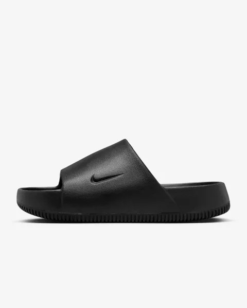 Nike Calm Slide — черный / DX4816-001 / Женские шлепанцы Expedited