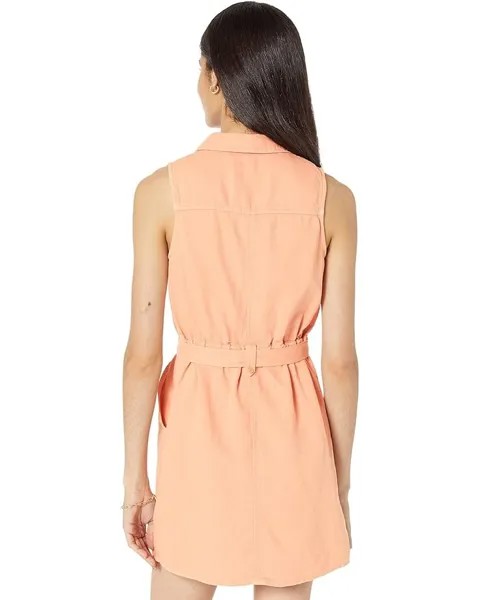 Платье bella dahl Sleeveless Seamed Mini Dress, цвет Coral Dream