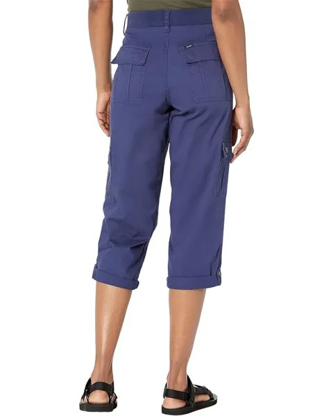 Брюки Lee Flex-To-Go Cargo Capris, цвет Medieval Blue