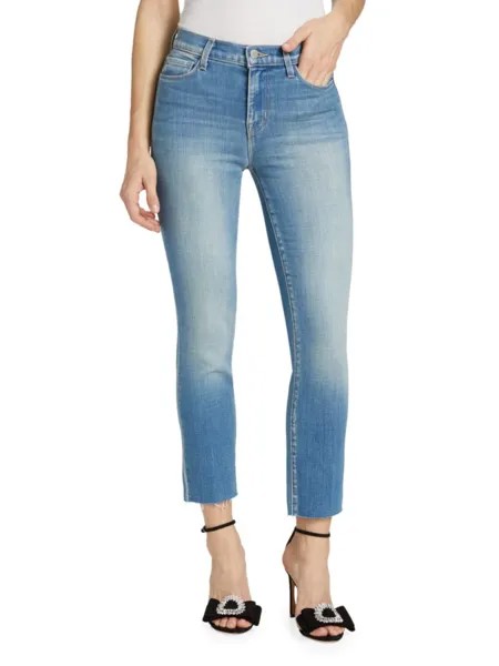Укороченные узкие джинсы Sada с высокой посадкой L'Agence, цвет Toledo