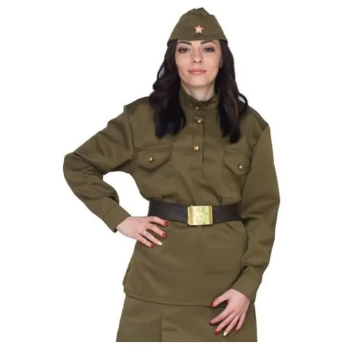 Гимнастёрка военная женская, люкс, р. 44-46