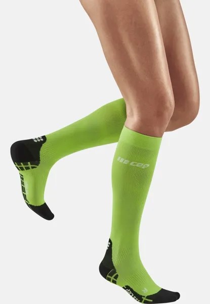 Гольфы RUN ULTRALIGHT COMPRESSION CEP, цвет flash green black