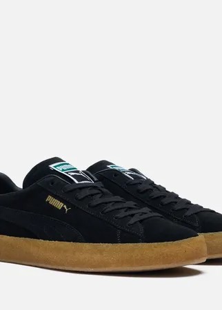 Кроссовки Puma Suede Crepe, цвет чёрный, размер 38 EU