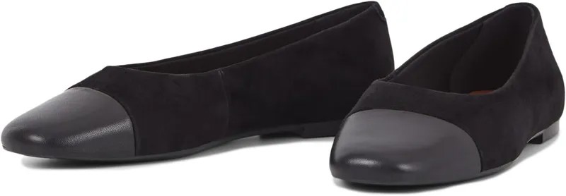 Балетки Jolin Suede Toe Cap Flat Vagabond Shoemakers, цвет Black/Black