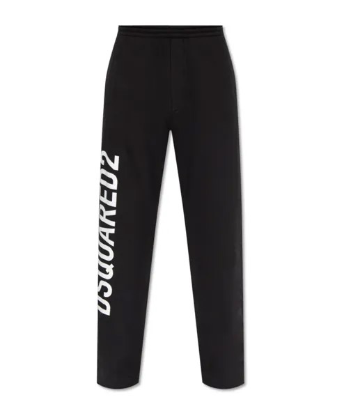 Спортивные брюки с логотипом Dsquared2, черный