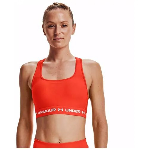 Бра Under Armour Crossback Mid Bra Оранжевый XS 1361034-296