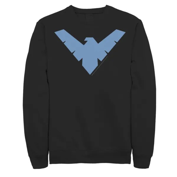 Мужской свитшот с классическим логотипом Nightwing Nightwing, Black DC Comics, черный