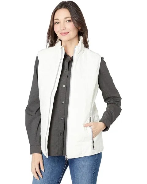 Утепленный жилет Cutter & Buck Rainier Primaloft Eco Full Zip, цвет Coconut