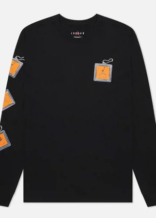 Мужской лонгслив Jordan Keychain Crew, цвет чёрный, размер L