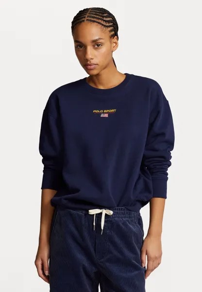 Толстовка Long Sleeve Polo Ralph Lauren, цвет cruise navy