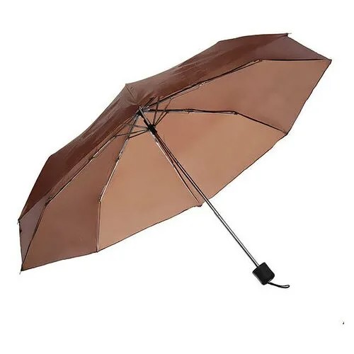 Зонт мужской механический «Ультрамарин», цвет коричневый, 8 спиц, d-105см, длина в слож. виде 24см