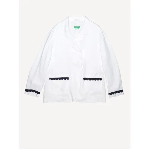 Пиджак UNITED COLORS OF BENETTON, размер XS, белый