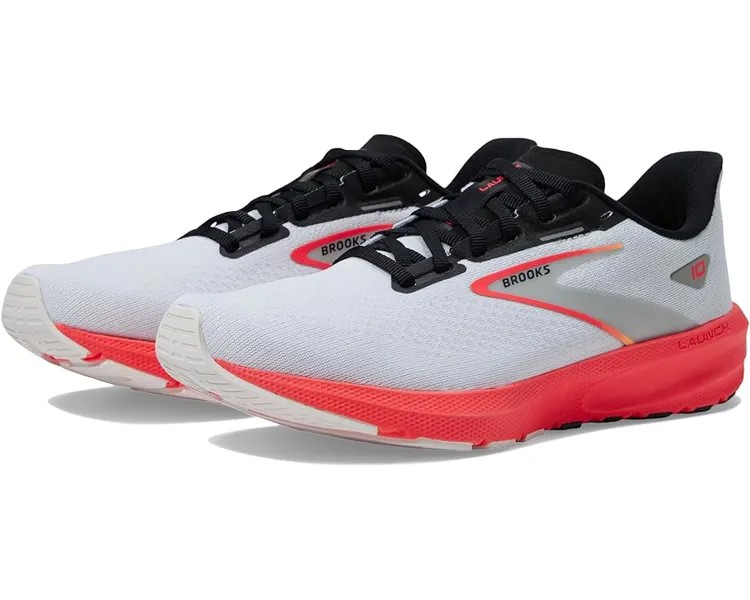Кроссовки Brooks Launch 10, цвет Blue/Black/Fiery Coral