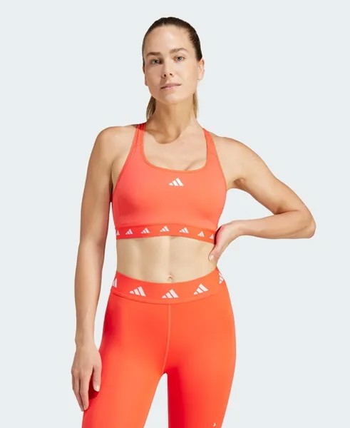 Мягкий бюстгальтер adidas Performance, персик