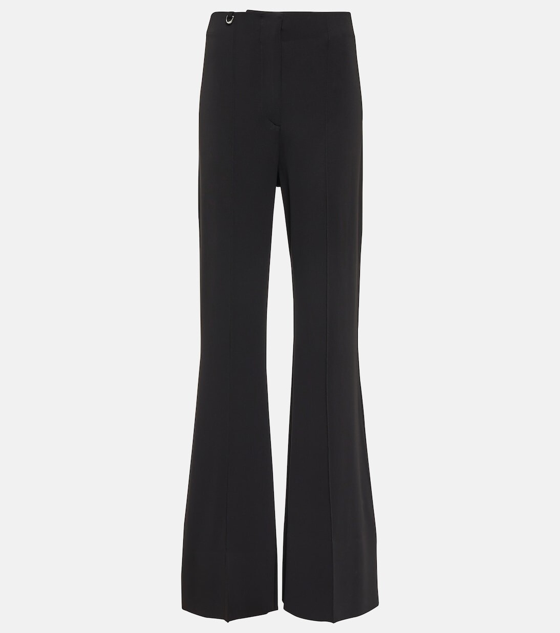 Le Pantalon Apollo расклешенные брюки с высокой посадкой Jacquemus, черный