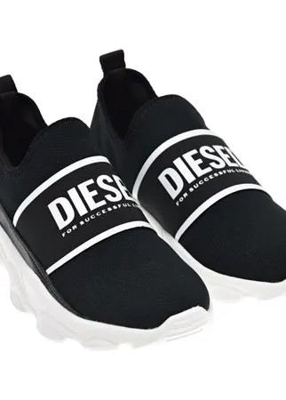 Черные кроссовки-носки Diesel