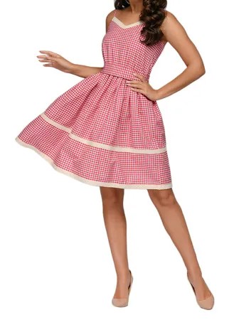 Платье-сарафан женское D&M by 1001DRESS DM01613RD красное XS