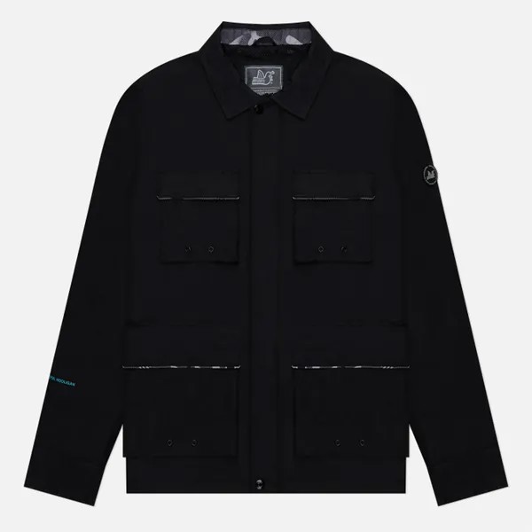 Мужская куртка ветровка Peaceful Hooligan Mountbatten Overshirt чёрный, Размер XL