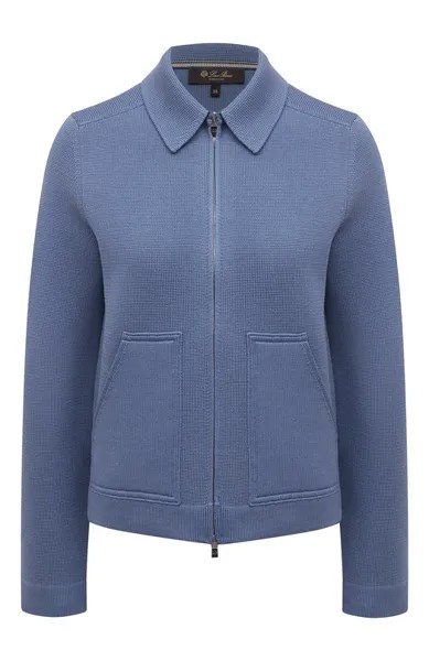 Кардиган из шелка и хлопка Loro Piana
