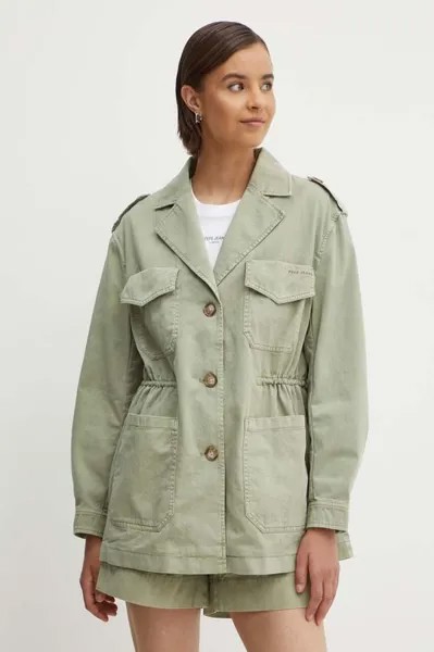 Джинсовая куртка ANNIE Pepe Jeans, зеленый