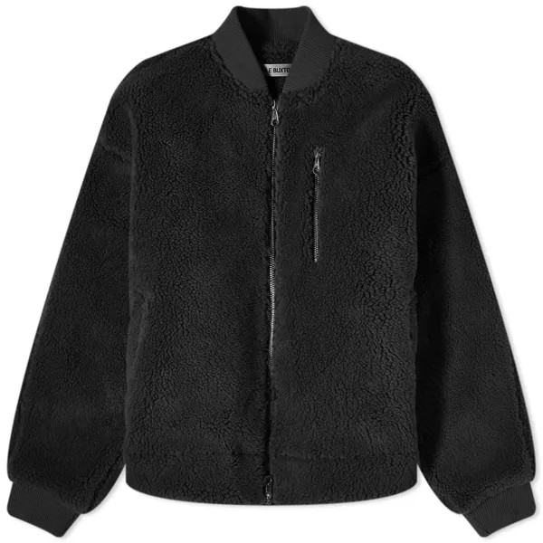 Куртка Cole Buxton Fleece Bomber, черный