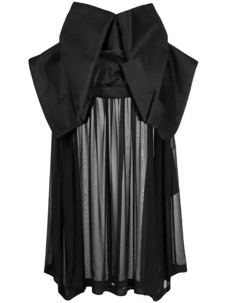 Comme Des Garçons многослойное платье, черный