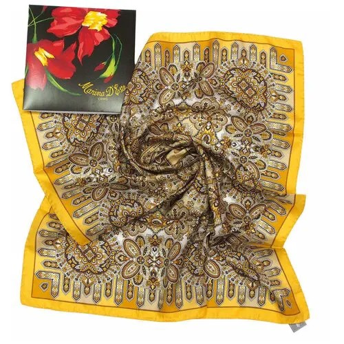 Стильный платок с богатыми узорами Marina D`Este 821639