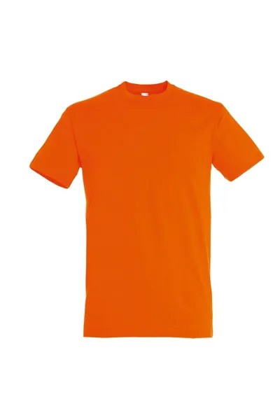 Футболка Regent с короткими рукавами SOL'S, оранжевый