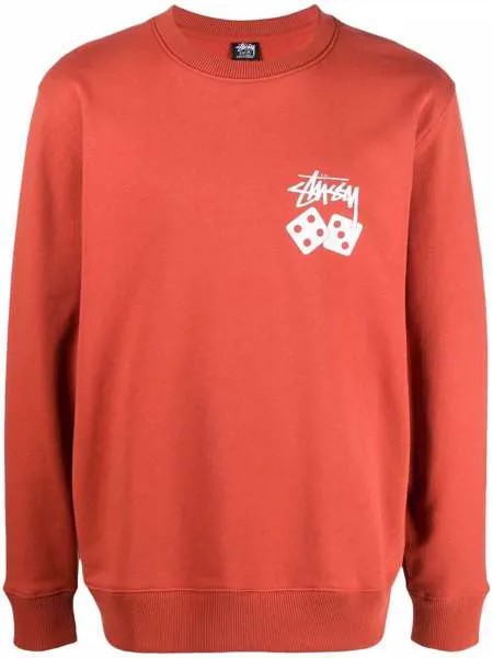 Stussy толстовка с логотипом