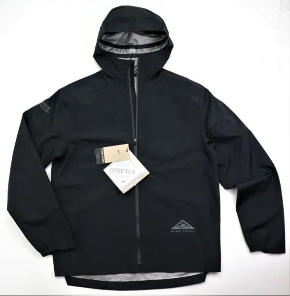 Мужская куртка для трейлраннинга Nike GORE-TEX INFINIUM, размер M DM4659-010, черная, новинка