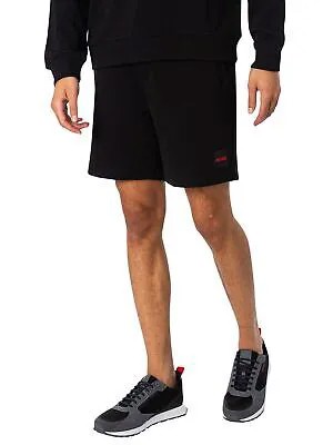 Мужские спортивные шорты с логотипом HUGO Dizz Box, черные