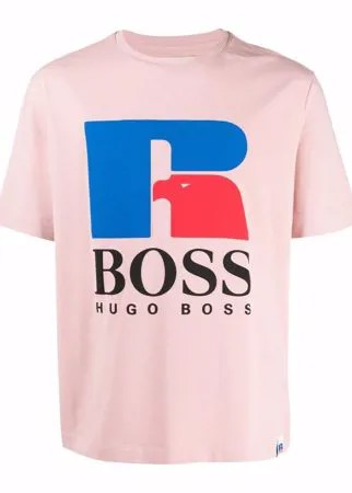 Boss Hugo Boss logo-print crewneck T-shirt