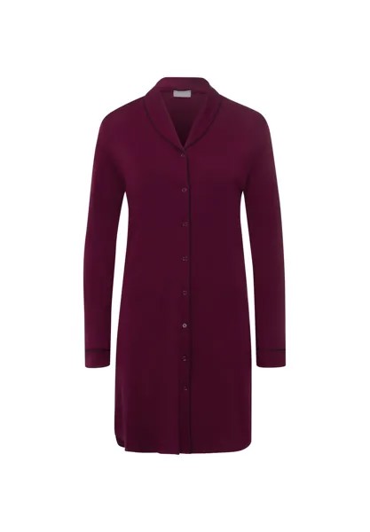 Ночная рубашка с длинным рукавом Natural Comfort HANRO, цвет Plum
