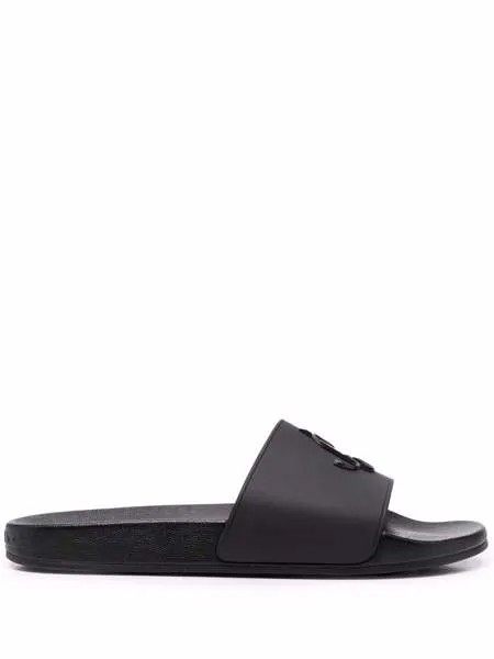 Jimmy Choo шлепанцы с монограммой