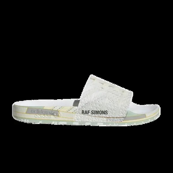 Кроссовки Adidas Raf Simons x Peach Adilette Slides, белый