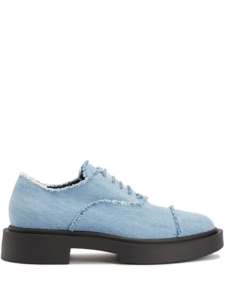 Giuseppe Zanotti туфли Adric на шнуровке, синий