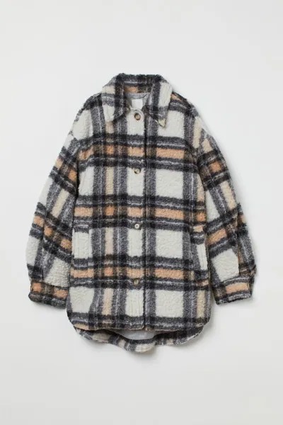 Полушубок женский H&M 0972364003 черный S (доставка из-за рубежа)